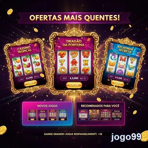 Promoções imperdíveis no Jogo99 com as ofertas mais quentes do momento.